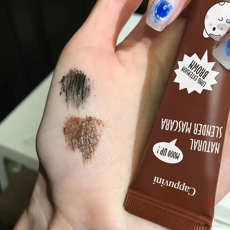 Slimming and Volume Mascara Set - Brown and Black Mascara Set,Waterproof and Long-Lasting Curl Non-smudge Eyelash Makeup Mascara - Image 5