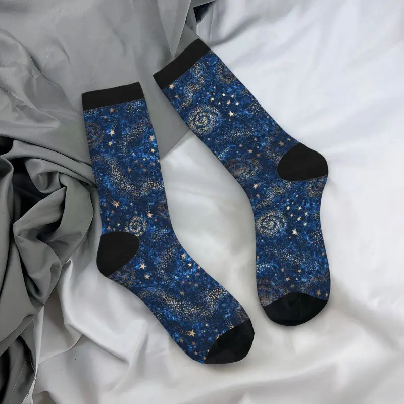 Space Galaxy Constellation Zodiac Star Novelty Crazy Crew Tube Socks Soft Comfortable Breathable Socks Non Slip Sport Crew Socks - Image 5