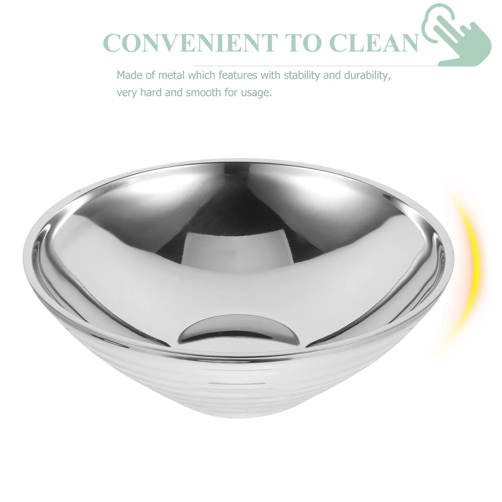Stainless Steel Deep Bowls for Ramen Noodle Soup Salad Dessert Snack Serving Mixing Multi-Function Restaurant Home Bar Hotel Use - Image 2