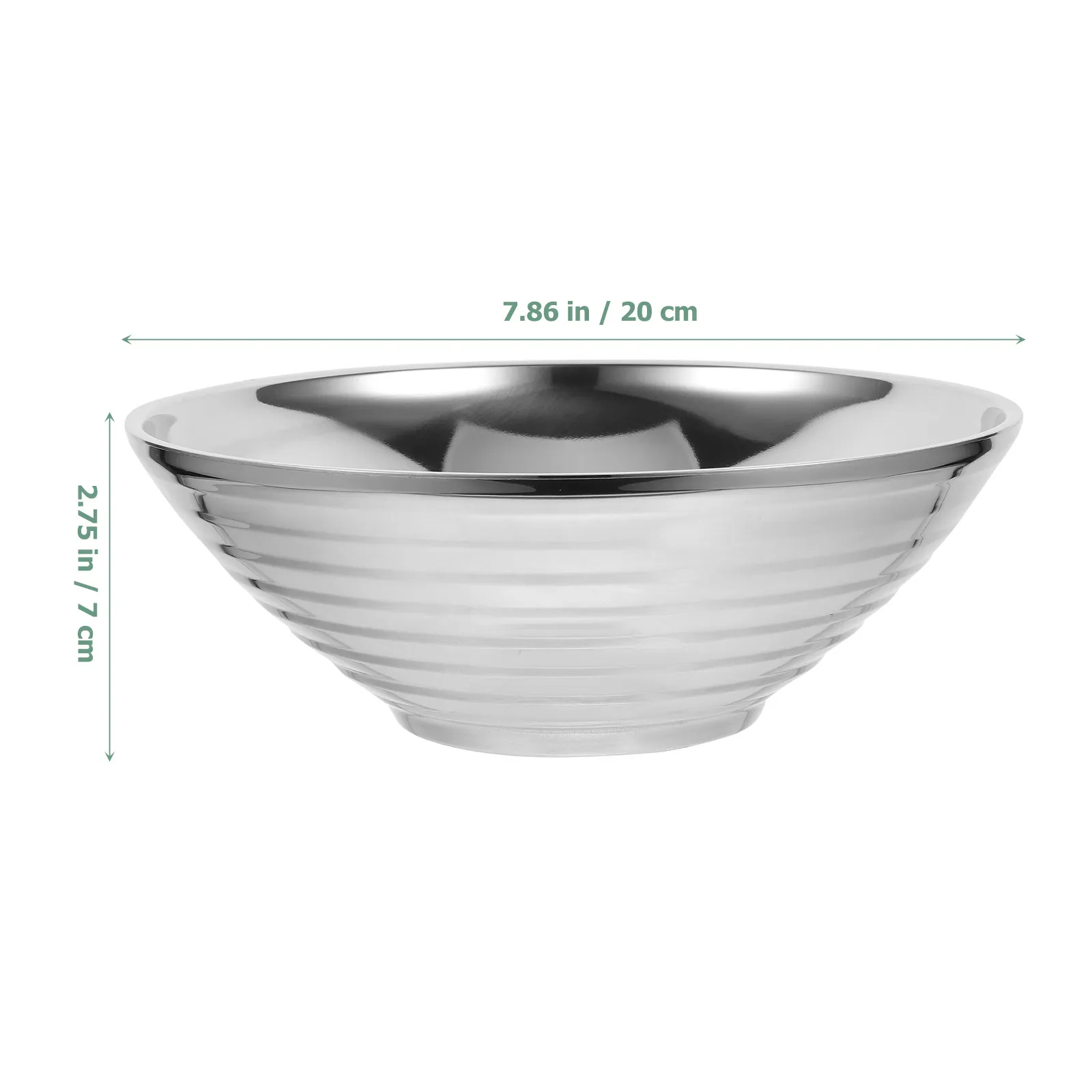 Stainless Steel Deep Bowls for Ramen Noodle Soup Salad Dessert Snack Serving Mixing Multi-Function Restaurant Home Bar Hotel Use - Image 6