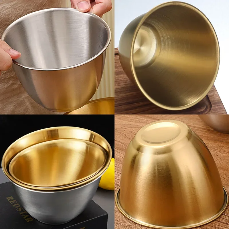 Stainless Steel Multifunctional Vegetable Bucket Barbecue Vegetable Bowl Hot PotRestaurant Slant Mouth Multi-purpose Mixing Bowl