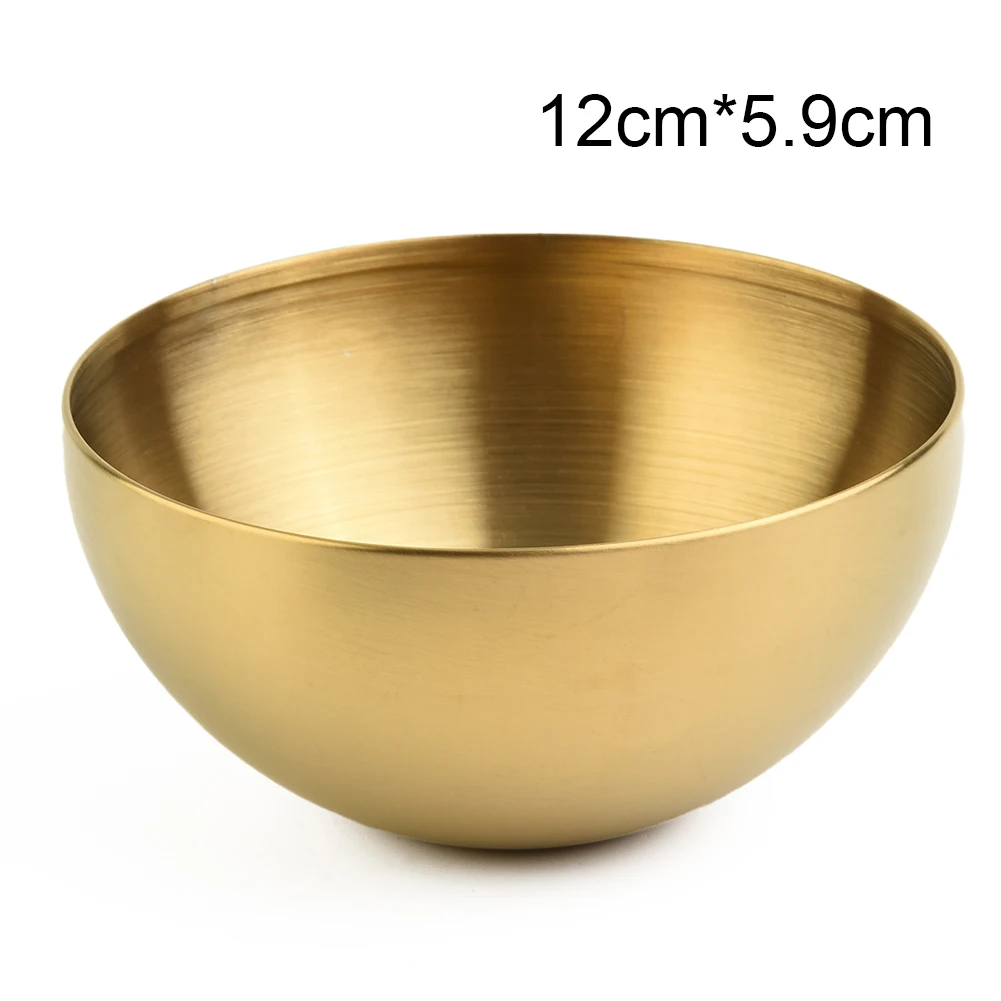 Stainless Steel Salad Bowl Cooking Bowl Salad Tableware Rice Soup Heat Insulated Double Walled Bowl Salad Mixing Bowl Kitchen - Image 6