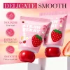 Strawberry VC Hand Cream - 30g Brightening Moisturizer for Winter, Repairs Dry Cracked Skin, Lightweight Fast Absorbing Formula