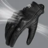 Summer Motorcycle Breathable Gloves Men Women Moto Leather Carbon Cycling Winter Motorbike Motorcross Motor Full Finger Gloves