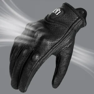 Summer Motorcycle Breathable Gloves Men Women Moto Leather Carbon Cycling Winter Motorbike Motorcross Motor Full Finger Gloves
