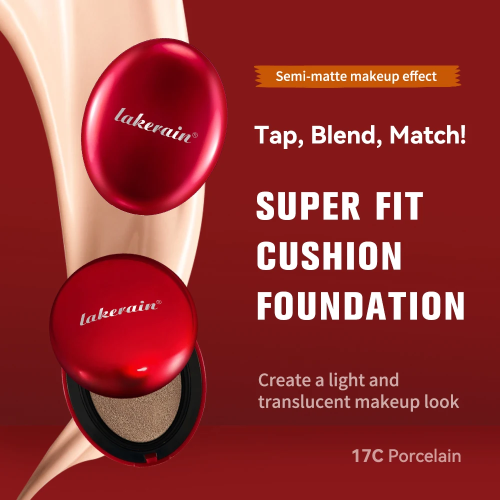 Sunscreen Cushion Foundation Fit Cushion Foundation Full Coverage Waterproof Long-lasting Concealer Long-lasting Makeup - Image 5
