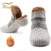 Super Warm Winter Non-slip Floor Socks Women Men Snow Socks Sleep Carpet Socks Slippers Socks Women Velvet Boot Unsiex Home Wear
