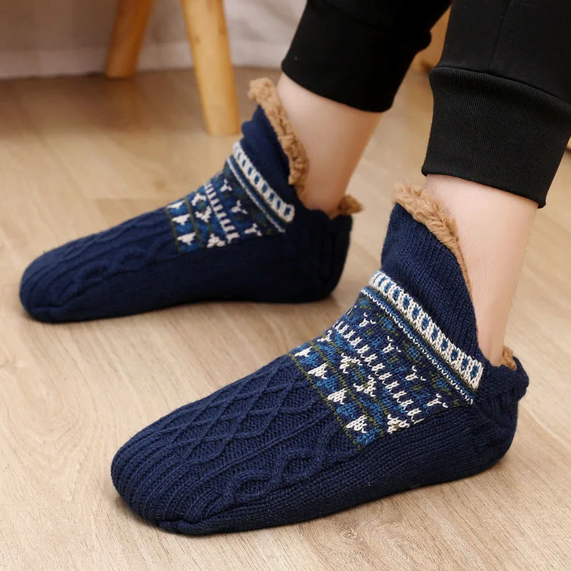 Super Warm Winter Non-slip Floor Socks Women Men Snow Socks Sleep Carpet Socks Slippers Socks Women Velvet Boot Unsiex Home Wear - Image 3