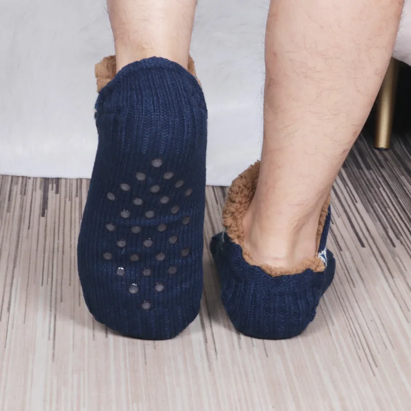 Super Warm Winter Non-slip Floor Socks Women Men Snow Socks Sleep Carpet Socks Slippers Socks Women Velvet Boot Unsiex Home Wear - Image 4