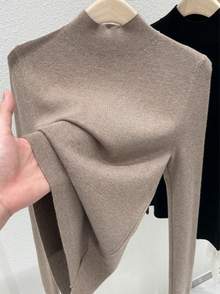 Sweater Women Autumn Winter 2026 Fashion Turtleneck Jumpers Female Slim Fit Sweater Ladies Solid Color Knitted Soft Pullovers - Image 6