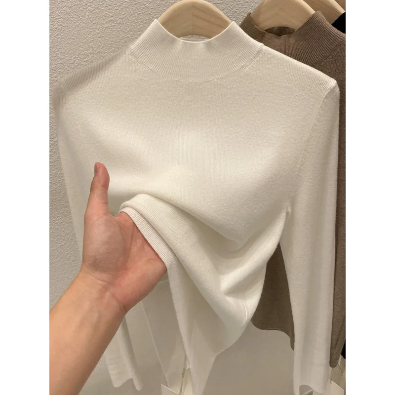 Sweater Women Autumn Winter 2026 Fashion Turtleneck Jumpers Female Slim Fit Sweater Ladies Solid Color Knitted Soft Pullovers - Image 4