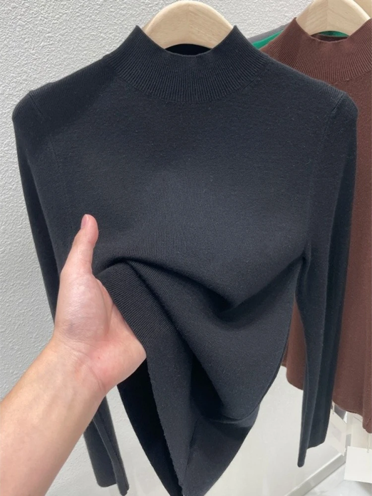 Sweater Women Autumn Winter 2026 Fashion Turtleneck Jumpers Female Slim Fit Sweater Ladies Solid Color Knitted Soft Pullovers - Image 5