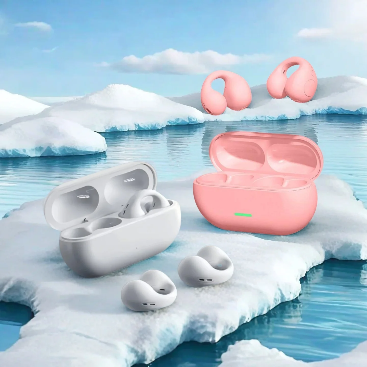 T75 Fone Bluetooth Headset 5.3 Wireless Air Conduction Headphones Clip Ear Music Noise Canceling HD Call Sports Gaming Earphone - Image 5