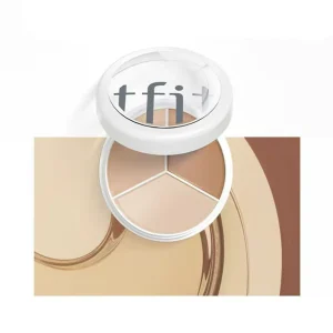 TFIT 3 Colors Concealer Palette Professional Makeup Face Eye Contour Face Spot Concealer Dark Circle Correcting Face Makeup