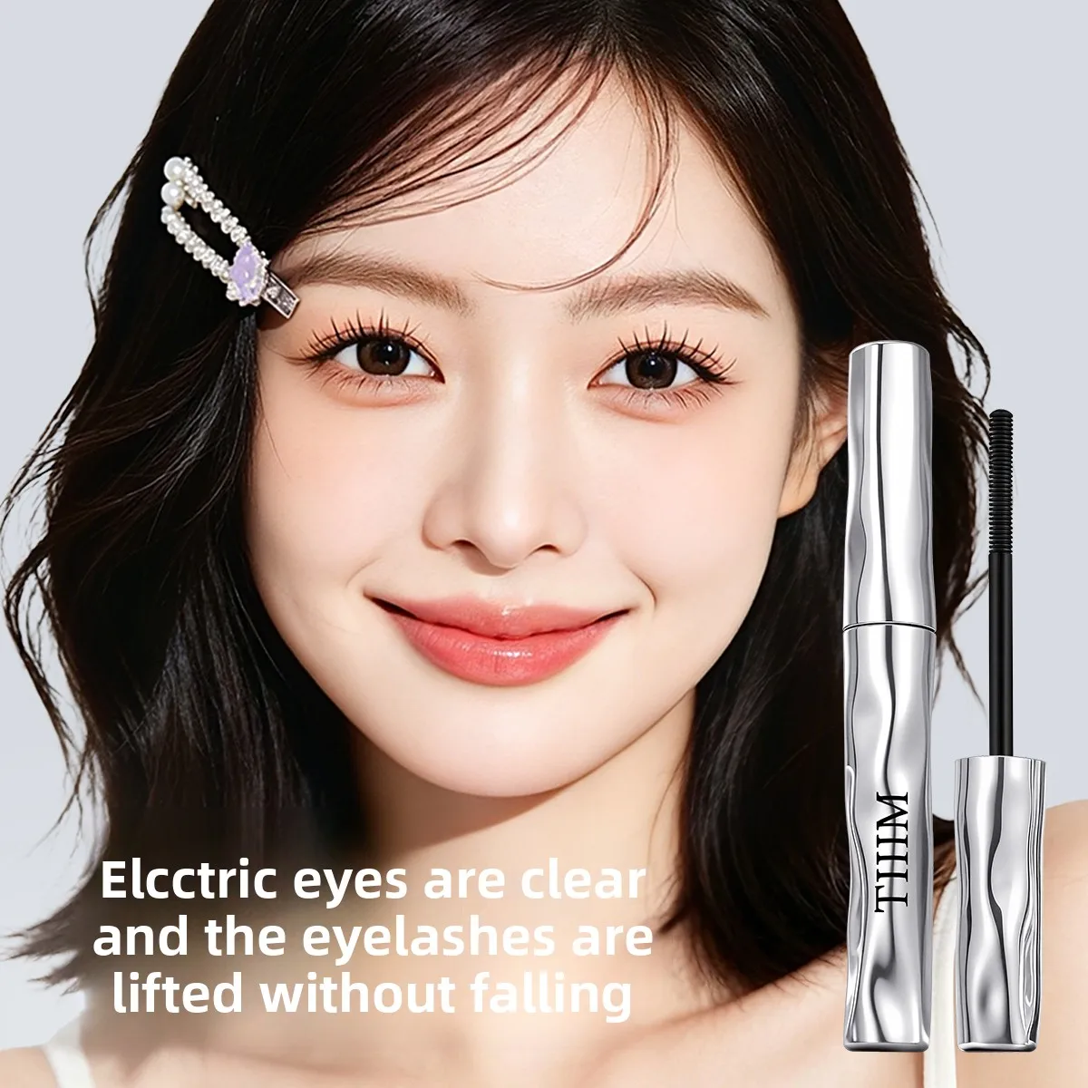 TIIIM Manga Tube Mascara: Lengthening & Curling, Waterproof & Smudge-proof, Clump-free, Long-lasting Hold - Image 2