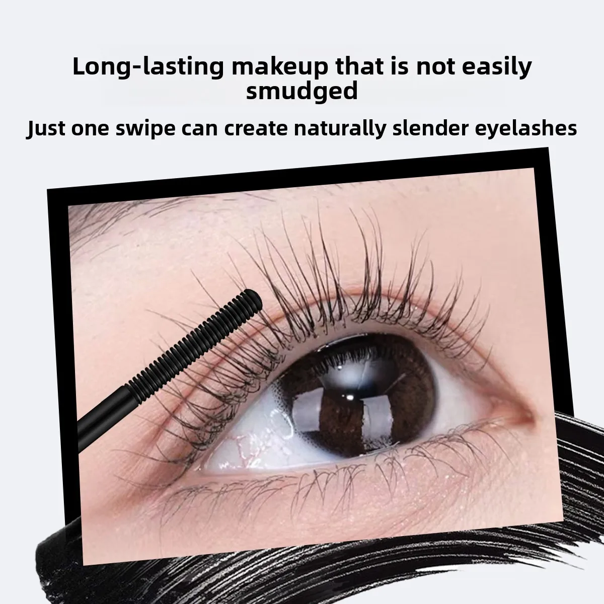 TIIIM Manga Tube Mascara: Lengthening & Curling, Waterproof & Smudge-proof, Clump-free, Long-lasting Hold - Image 5