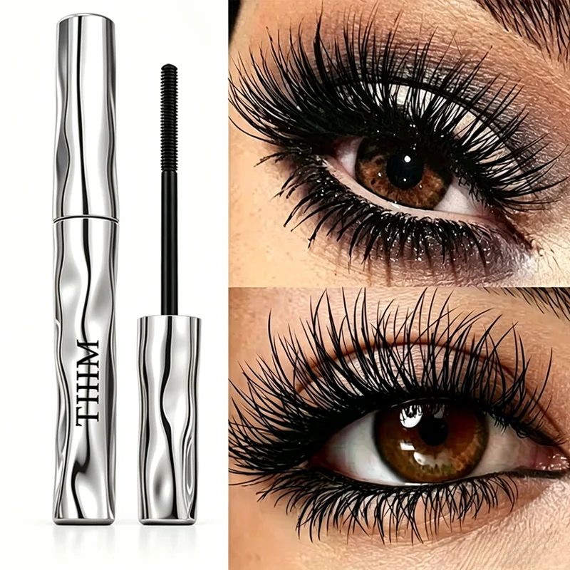 TIIIM Manga Tube Mascara: Lengthening & Curling, Waterproof & Smudge-proof, Clump-free, Long-lasting Hold