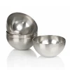 TastyWay Stainless Steel Bowls: DIY Cake, Bread, and Salad Mixing Bowls; Round Dinner Bowls; Soup Bowls; Rice Bowls; Serving Pla