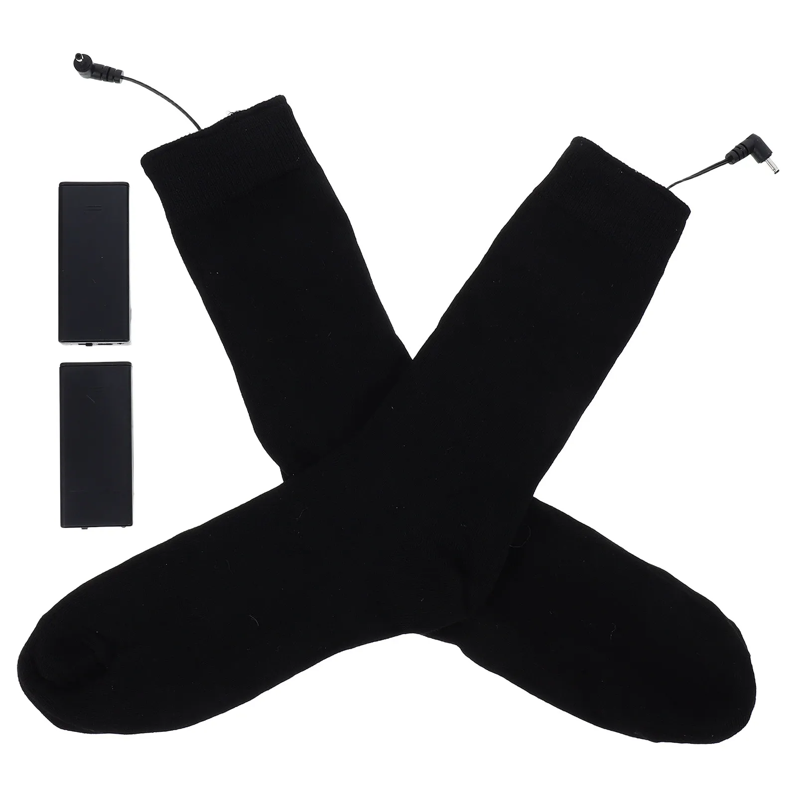 Thermal Heated Battery Operated Electric Knee High Socks Battery Pouches Winter Warm Socks Comfortable Stretchy
