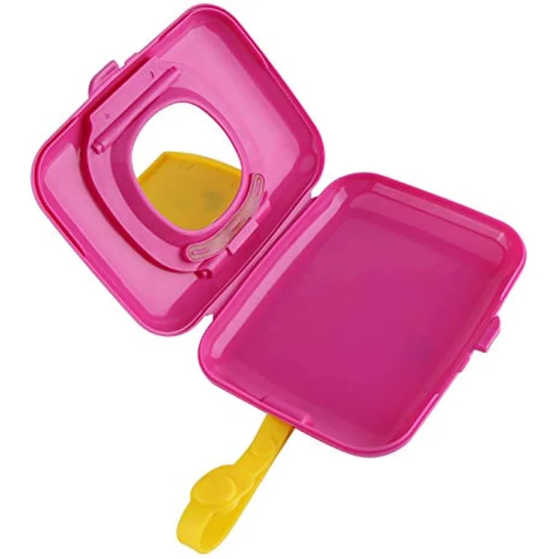 Travel Wipes Case Portable Wipes Dispenser for Baby Portable Baby Wet Wipe Pouch Dispenser Reusable Stroller Wet Wipes Box - Image 5