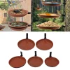 Tree Mounted Bird Bath Bowl Tree Mounted Bird Feeder Tree Mounted Bird Bath Bowl with Heavy Duty Metal Ring for Backyard Terrace
