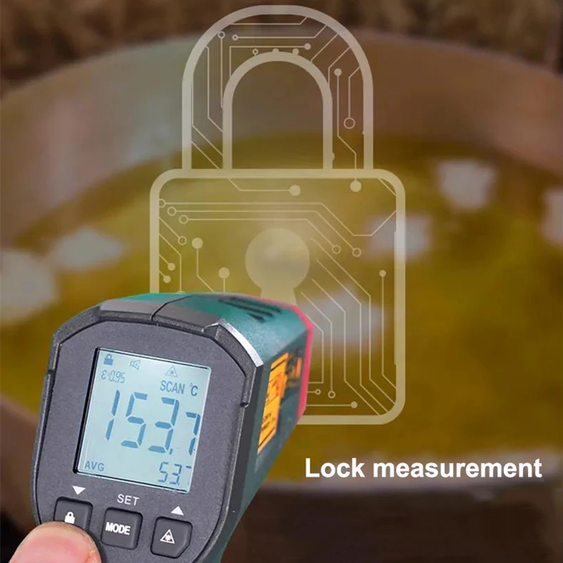 UNI-T Infrared Thermometer UT306S UT306C Non-contact Industrial Laser Digital Temperature Meter Temperature Gun Tester -50-500 - Image 4