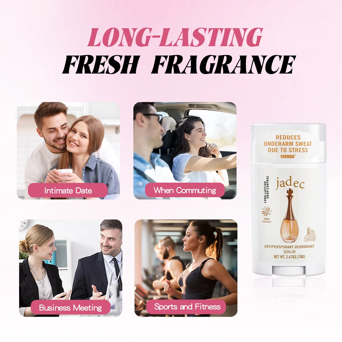 Underarm Antiperspirant Stick, Unisex Deodorant, Long-Lasting Sweat & Odor Protection, Reduces Sweating, Long-Lasting Fragrance - Image 5