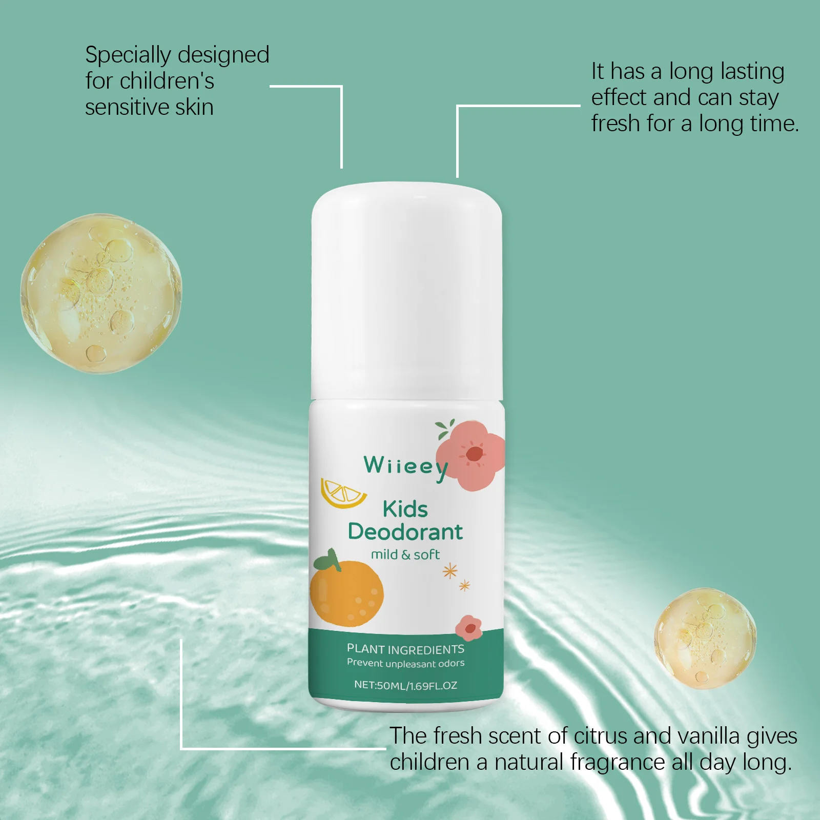 Underarm Deodorant Stick Eliminate Sweat Odor Fresh Aroma Deep Moisturizing Mild Non-irritating Refreshing Antiperspirant Cream - Image 4