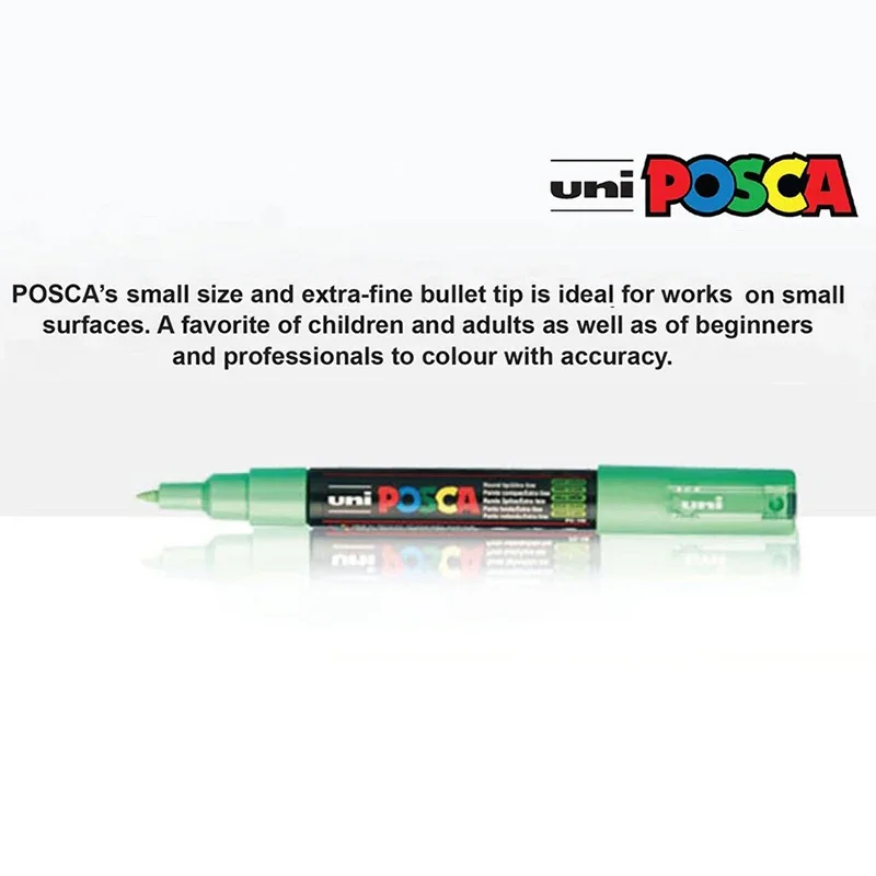 Uni Posca Markers Set Acrylic Paint Drawing PC-3M Colores Graffiti Pencil Case DIY Highlighter Pen Case Art Supplies Stationery - Image 2