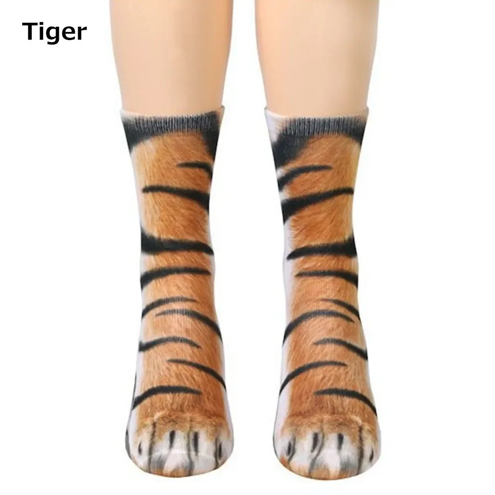 Unisex Adult 3D Print Animal Paw Socks Creative Funny Cat Dog Dinosaur Tiger Paw Socks Novelty Socks Gag Christmas Gifts - Image 5