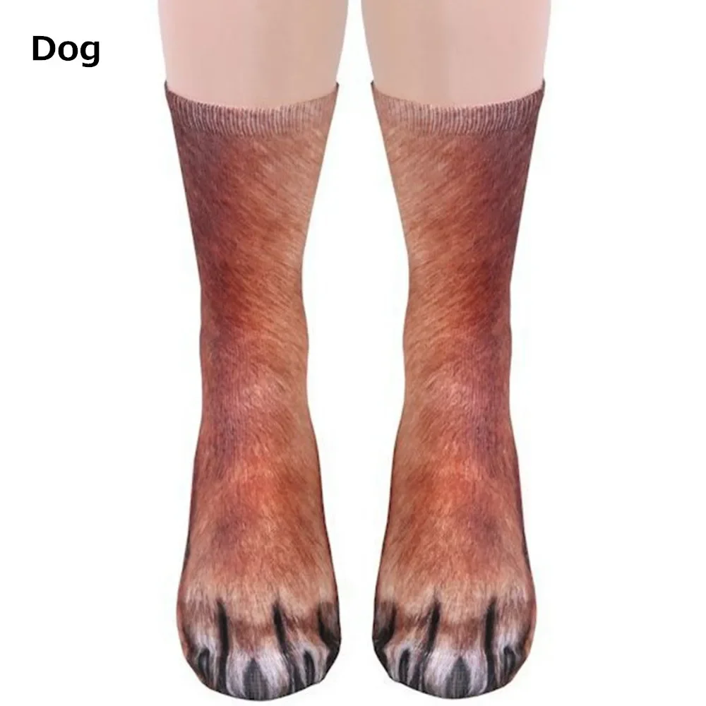 Unisex Adult 3D Print Animal Paw Socks Creative Funny Cat Dog Dinosaur Tiger Paw Socks Novelty Socks Gag Christmas Gifts - Image 4