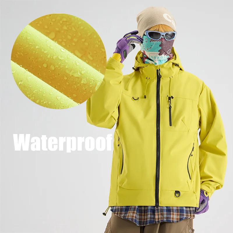 Unisex Hiking Jacket Waterproof Autumn Windbreaker Ourdoor Hooded Coats Women New Jacket Men Fishing Camping Climbing Coats - Image 2