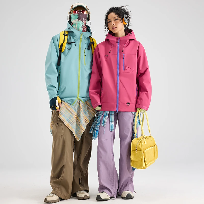 Unisex Hiking Jacket Waterproof Autumn Windbreaker Ourdoor Hooded Coats Women New Jacket Men Fishing Camping Climbing Coats - Image 3