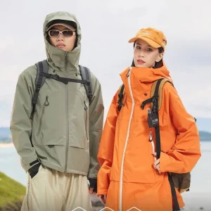 Unisex Spring Autumn Windproof Camping Windbreaker Women Fishing Trekking Running Jacket Men's Women'sWaterproof Hiking Jackets
