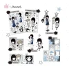 WAKAWAKA Angel Cute Journal Planner A7 Binder Sticker Charm Memo Pad Scrapbooking Set Diary Collage Kit Gift Stationery