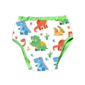 Waterproof Adult Baby Traning Pants DDLG Reusable Nappies Adult Aloth Diaper Potty Underweaer Panties With Milk Bottle Pattern