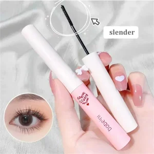Waterproof Black Brown Mascara Lasting Matte Quick Dry Ultra-fine Brush Lengthening Eyelash Mascara Lash Extension Makeup Tool