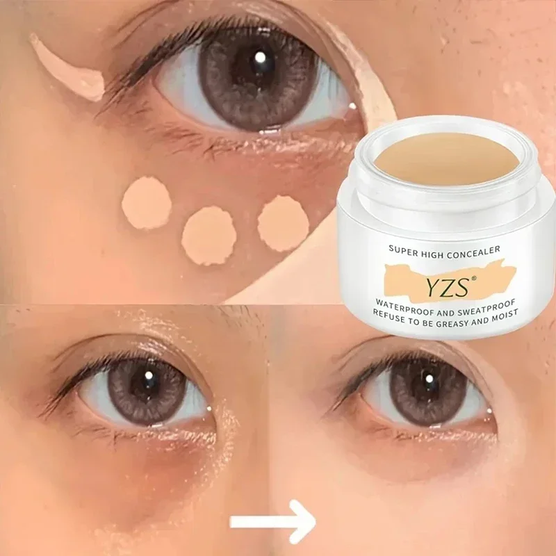 Waterproof and Long-lasting High Concealer That Perfectly Covers Scars, Dark Spots and Tattoos for a Flawless Skin Look Makeup - Image 4