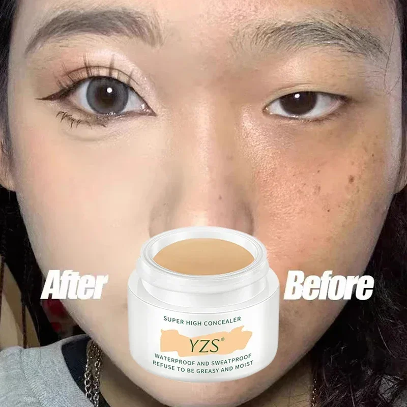 Waterproof and Long-lasting High Concealer That Perfectly Covers Scars, Dark Spots and Tattoos for a Flawless Skin Look Makeup - Image 5