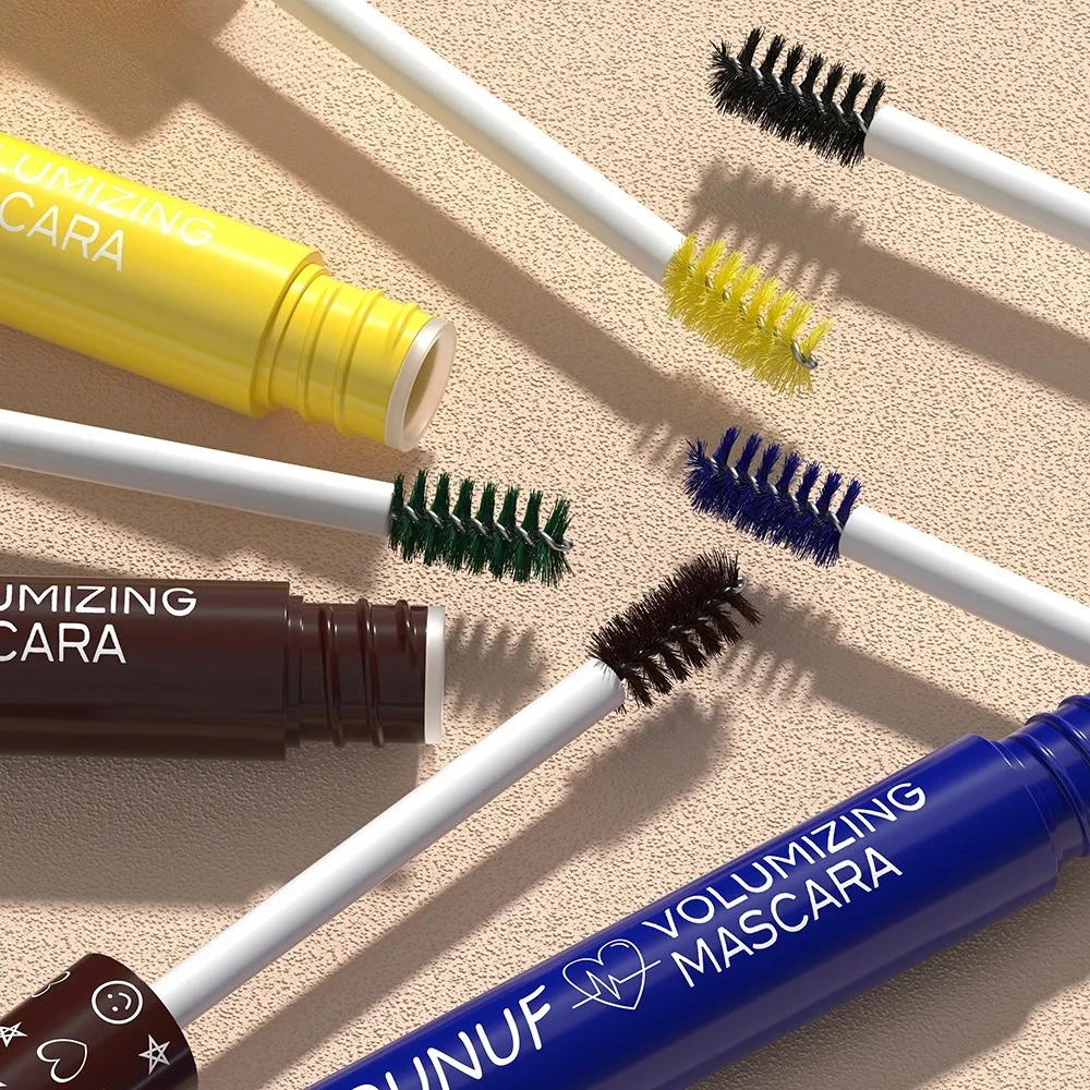 White Curling Mascara Waterproof Fast Drying Eyelashes Extensions Multicolor Lashes Make Up Lasting Waterproof Mascaras Colorful - Image 4