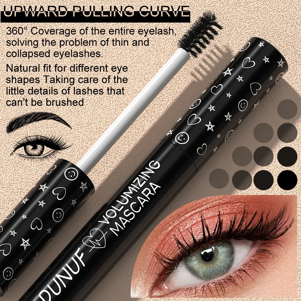 White Curling Mascara Waterproof Fast Drying Eyelashes Extensions Multicolor Lashes Make Up Lasting Waterproof Mascaras Colorful - Image 3