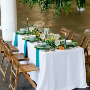 White Table Cloth Waterproof Anti Scratch Polyester Tablecloth Washable Fabric Table Cover Home Dining Buffet Party Table Decor