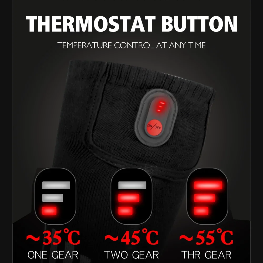 Winter Electric Heated Socks Battery Case Thermal Socks Men Heating Foot Warmer Ski Socks Women Warm Sock Self Heating Equip - Image 2