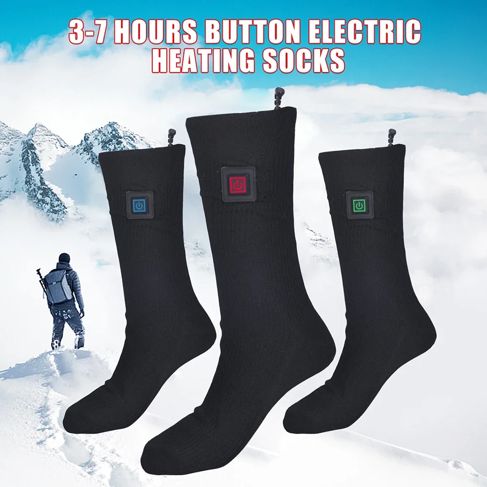 Winter Electric Heated Socks Men's Women's Thermal Heating Thermosocks Foot Warmer Socks Trekking Ski Cycling Outdoor Warm Socks - Image 3
