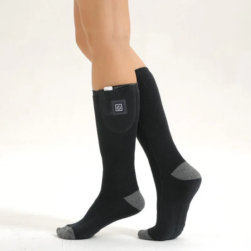 Winter Electric Heated Socks Men's Women's Thermal Heating Thermosocks Foot Warmer Socks Trekking Ski Cycling Outdoor Warm Socks - Image 5