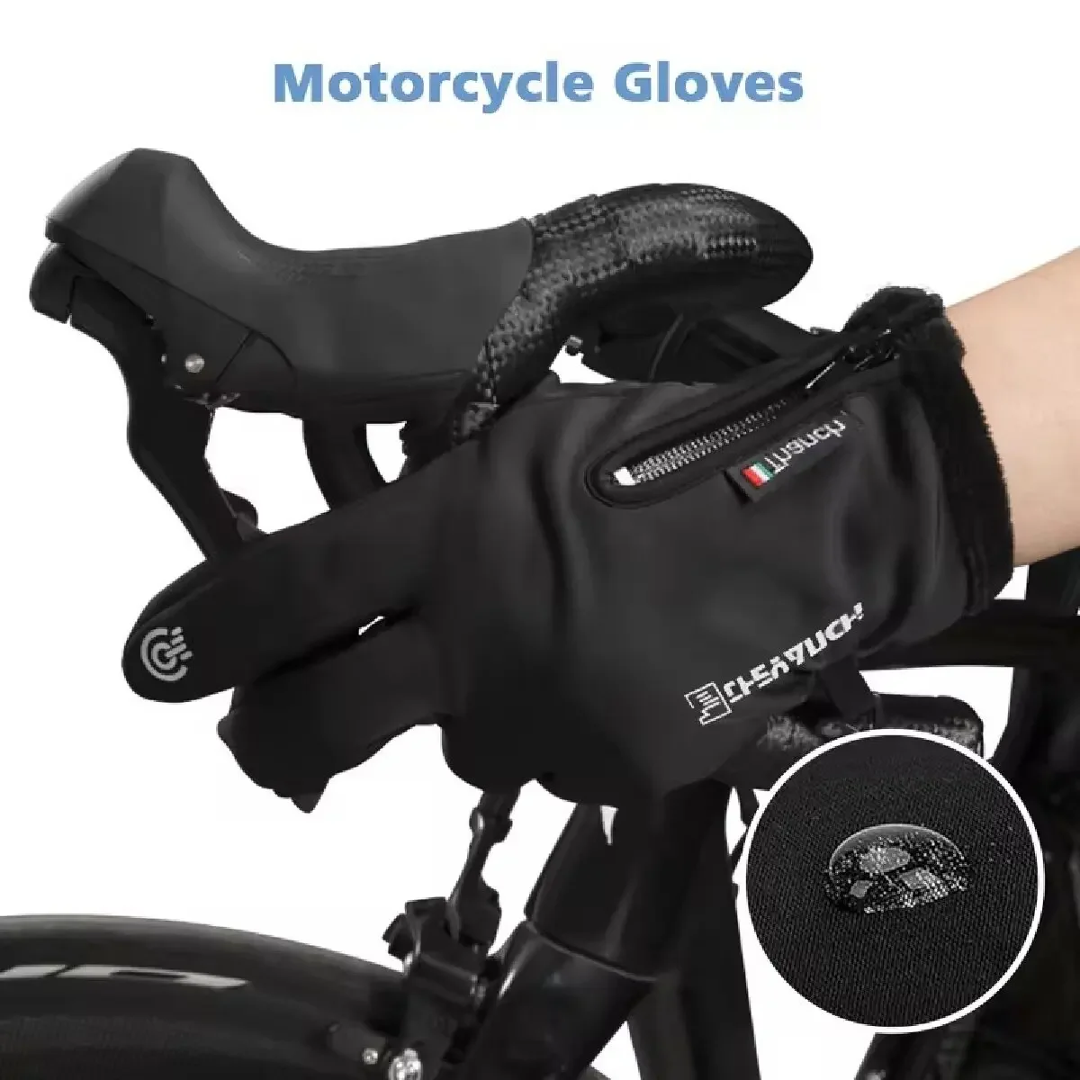 Winter Gloves -40 ℃ Waterproof Thermal Touch Screen Thermal Windproof Warm Gloves Cold Running Riding Sports Hiking Ski Gloves - Image 4