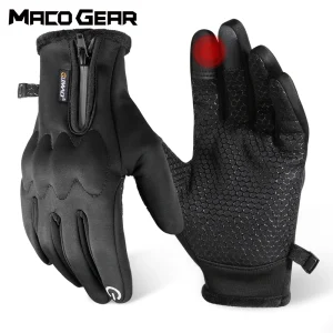 Winter Motorcycle Gloves Thermal Touch Screen Windproof Anti-skid Protective Gear for Sport Motorbike Cycling Riding Skiing Bike
