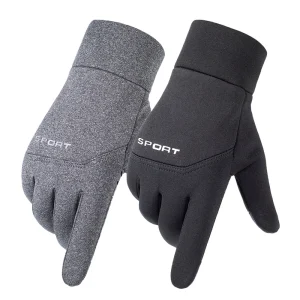 Winter Outdoor Sports Ski Gloves Windproof Water-Repellent Fleece Cold-Proof Cycling Touchscreen Non-Slip Motorcycle Gloves