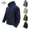 Winter Thermal Fleece Tactical Jacket Warm Thicken Hunting Hiking Outdoors Sports Hooded Coat Militar Outdoor Army Jackets S-3XL