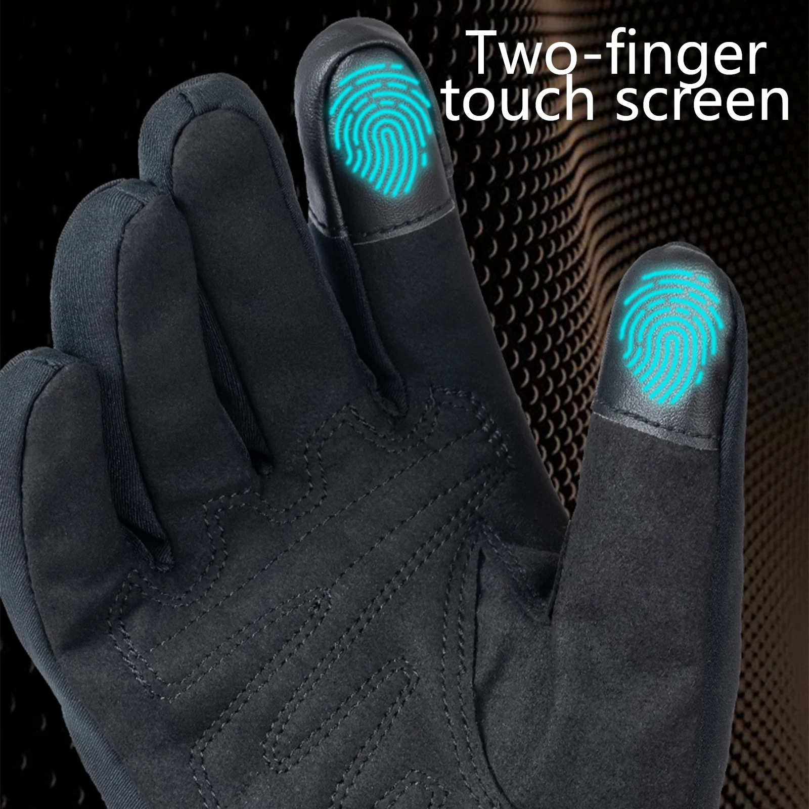 Winter Thermal Motorcycle Gloves Men Women Waterproof Motocross Biker Gloves Outdoor Sports Riding Carbon Fiber Protective Glove - Image 4